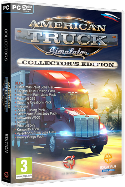 American Truck Simulator [v 1.44.1.0s + DLCs] (2016) PC | RePack от Chovka