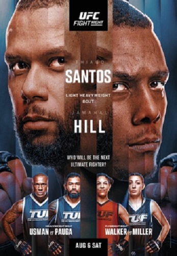 Смешанные единоборства. ММА. UFC on ESPN 40: Santos vs. Hill. Full Event [06.08] (2022) HDTV 1080i