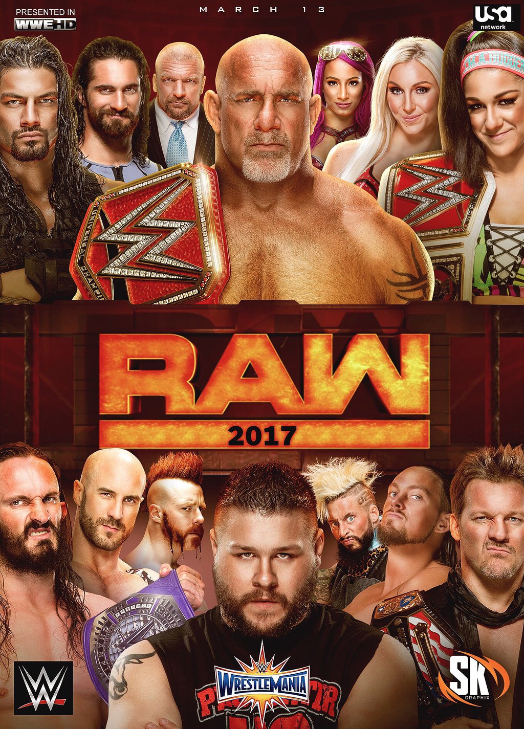 WWE Monday Night RAW (05-09.2017) [2017 | HDTVRip]