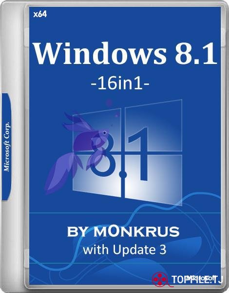 Windows 8.1 SevenMod RUS-ENG x86-x64 -20in1- Activated