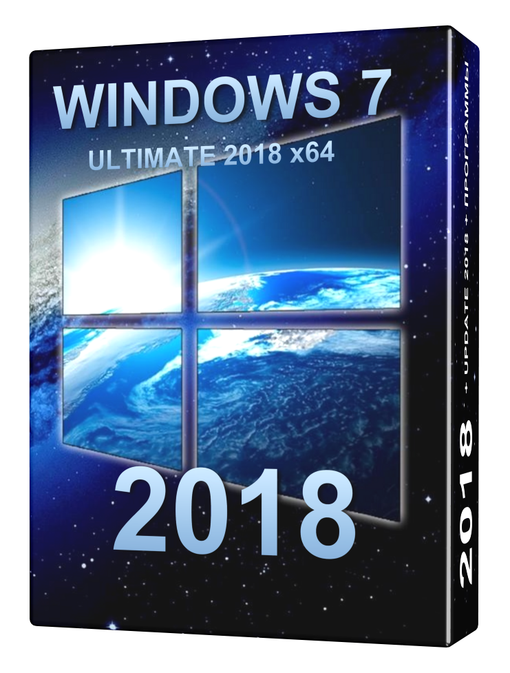 Windows 7 ULTIMATE 2018 (Update) + Basic soft x64