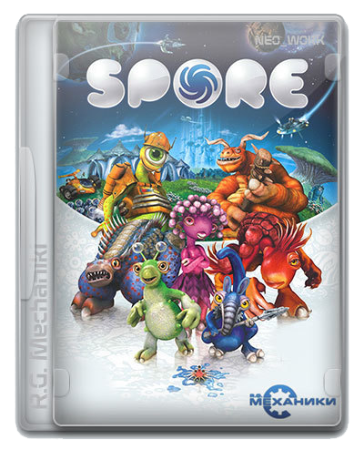 Spore collection (SPORE + Galactic Adventures + Creepy & Cute Parts Pack) [L] [RUS|MULTI] (2009)