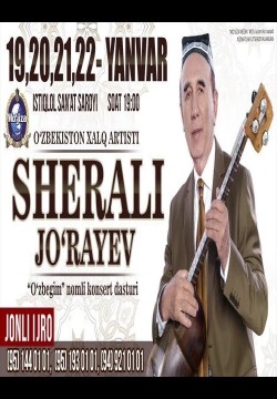 Sherali Jo'rayev - O'zbegim nomli konsert dasturi 2018