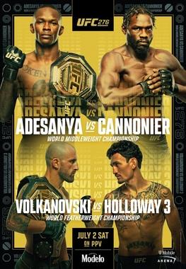 Смешанные единоборства. ММА. UFC 276: Adesanya vs. Cannonier. Main Card [02.07] (2022) IPTVRip 720p